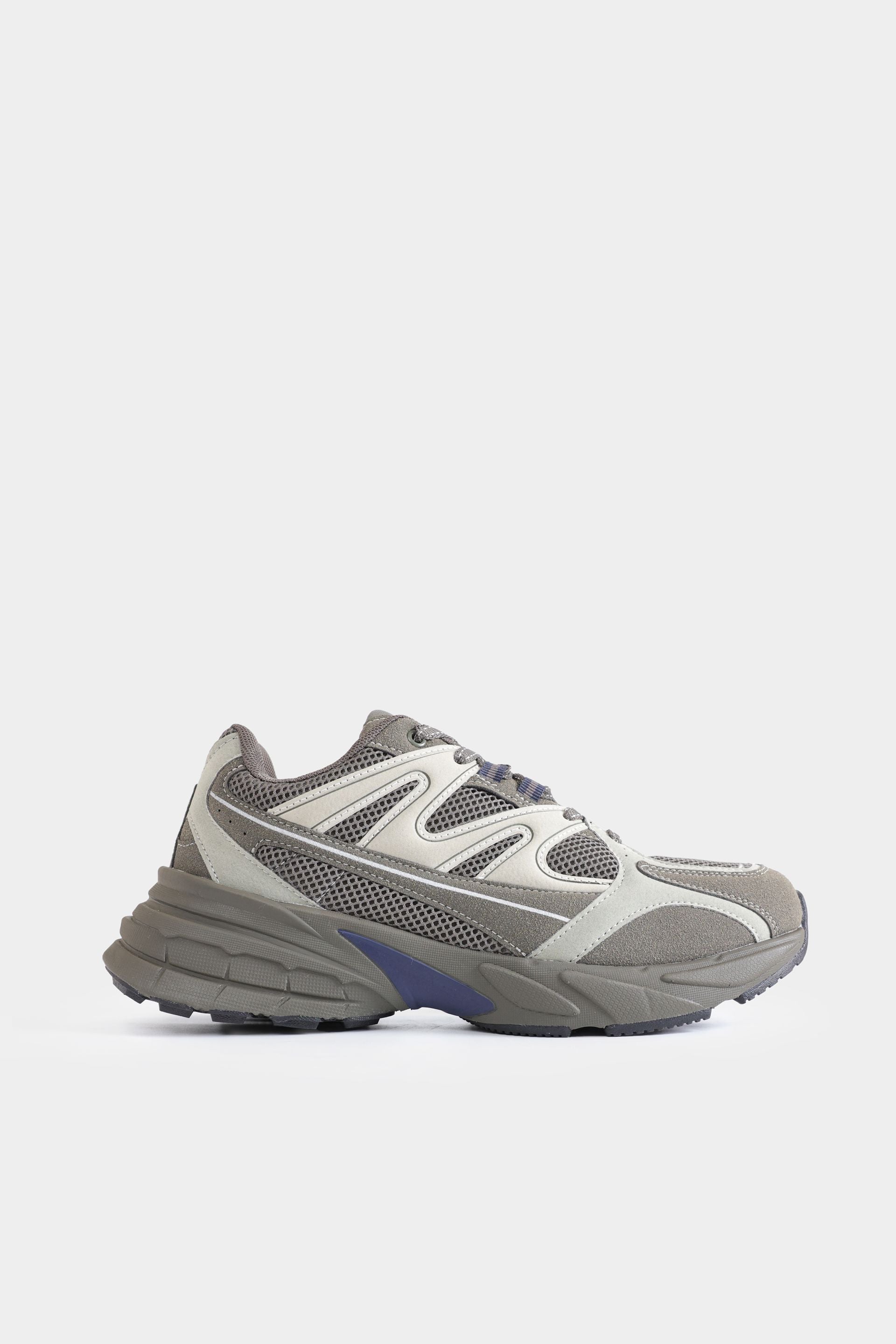 Multi-Piece Mesh Sneakers