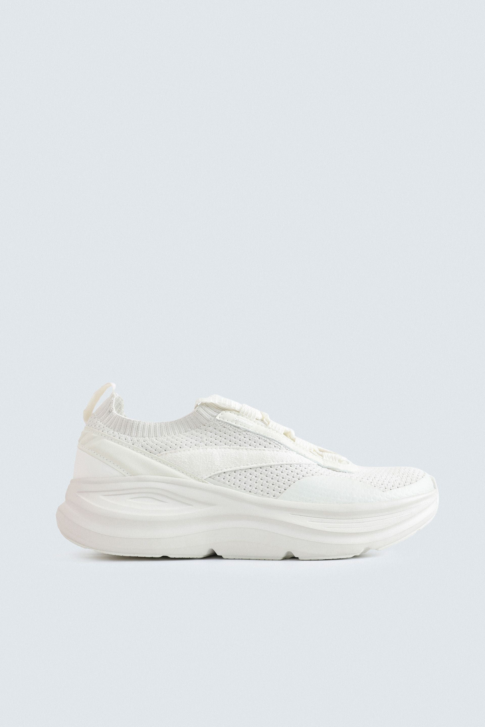 Multi-Piece Mesh Sneakers
